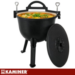 Emailitud malmist lõkkepott kaanega 10L Soodukas.Com