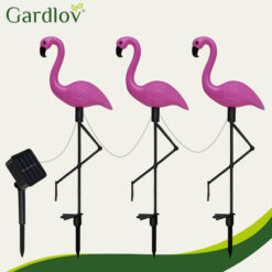Päikesetoitel flamingolambid aeda Soodukas.Com