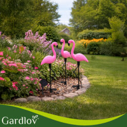 Päikesetoitel flamingolambid aeda Soodukas.Com