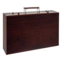 Suur kunstitarvete komplekt puidust kohvris (130 osa) Soodukas.Com