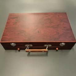 Suur kunstitarvete komplekt puidust kohvris (130 osa) Soodukas.Com