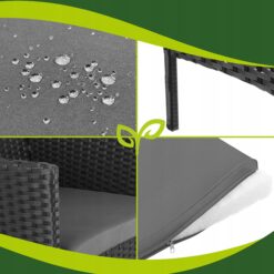 Aiamööbli komplekt – diivan, 2 tugitooli ja laud Soodukas.Com