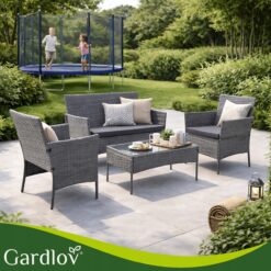 Aiamööbli komplekt – diivan, 2 tugitooli ja laud Soodukas.Com