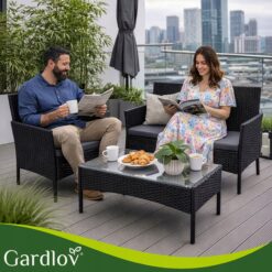 Aiamööbli komplekt – diivan, 2 tugitooli ja laud Soodukas.Com