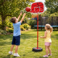 Alternative view of Reguleeritava kõrgusega korvpallikorv lastele