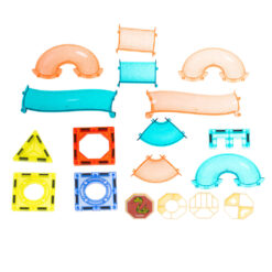 Magnetklotsid - 75-osaline pallirada valguselementidega  Soodukas.Com