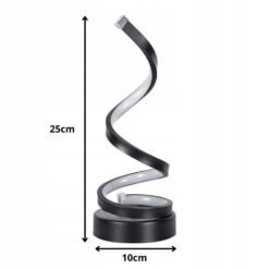 Reguleeritava valgusega LED laualamp - spiraalne disainlamp Soodukas.Com