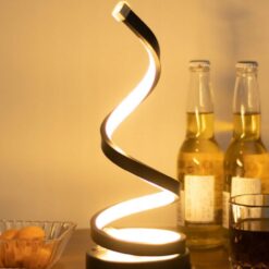 Alternative view of Reguleeritava valgusega LED laualamp - spiraalne disainlamp
