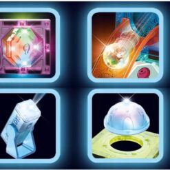 Magnetklotsid - 75-osaline pallirada valguselementidega  Soodukas.Com