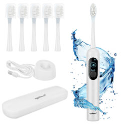 Elektriline hambahari induktiivlaadimisega + ümbris ja 6 otsikut  Soodukas.Com