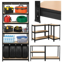 Esileht – Soodukas.Com Metallist laoriiul 5 riiuliplaadiga 220×100×45 cm