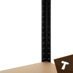 Metallist laoriiul 5 riiuliplaadiga 220×100×45 cm Soodukas.Com