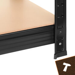 Metallist laoriiul 5 riiuliplaadiga 220×100×45 cm Soodukas.Com