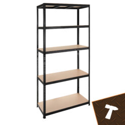 Metallist laoriiul 5 riiuliplaadiga 220×100×45 cm Soodukas.Com