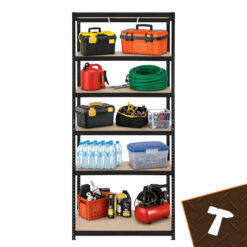 Metallist laoriiul 5 riiuliplaadiga 220×100×45 cm Soodukas.Com