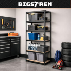 Metallist laoriiul 5 riiuliplaadiga 220×100×45 cm Soodukas.Com