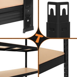 Metallist laoriiul 5 riiuliplaadiga 220×100×45 cm Soodukas.Com