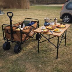 Alternative view of 2in1 kokkupandav transpordikäru lauafunktsiooniga