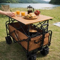 2in1 kokkupandav transpordikäru lauafunktsiooniga Soodukas.Com