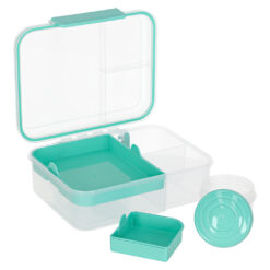 Toidukarp sektsioonide ja kastmetopsiga 2200ml Soodukas.Com