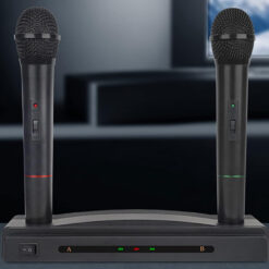 Karaoke kit 2x wireless microphone + station Soodukas.Com