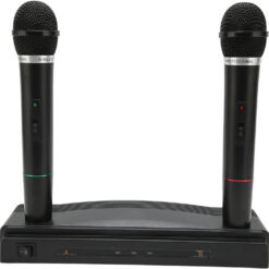 Karaoke kit 2x wireless microphone + station Soodukas.Com