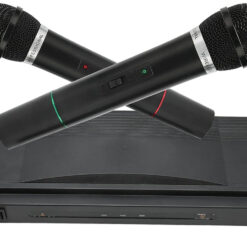 Karaoke kit 2x wireless microphone + station Soodukas.Com