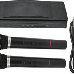 Karaoke kit 2x wireless microphone + station Soodukas.Com