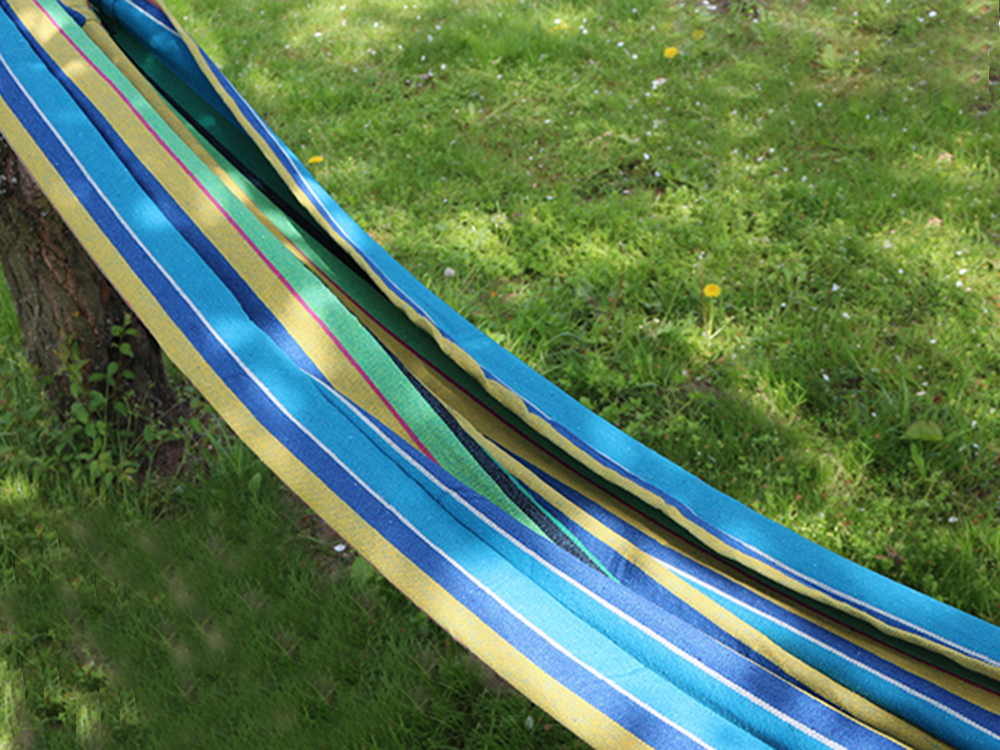 Hamak w paski ogrodowy kolorowy jednoosobowy 200x80 pokrowiec etui – Soodukas.Com Hamak w paski ogrodowy kolorowy jednoosobowy 200x80 pokrowiec etui - Image 9