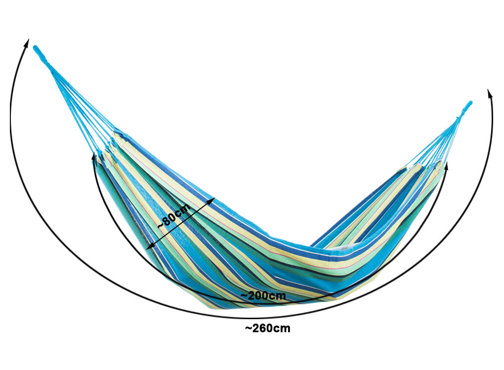 Hamak w paski ogrodowy kolorowy jednoosobowy 200x80 pokrowiec etui – Soodukas.Com Hamak w paski ogrodowy kolorowy jednoosobowy 200x80 pokrowiec etui - Image 13