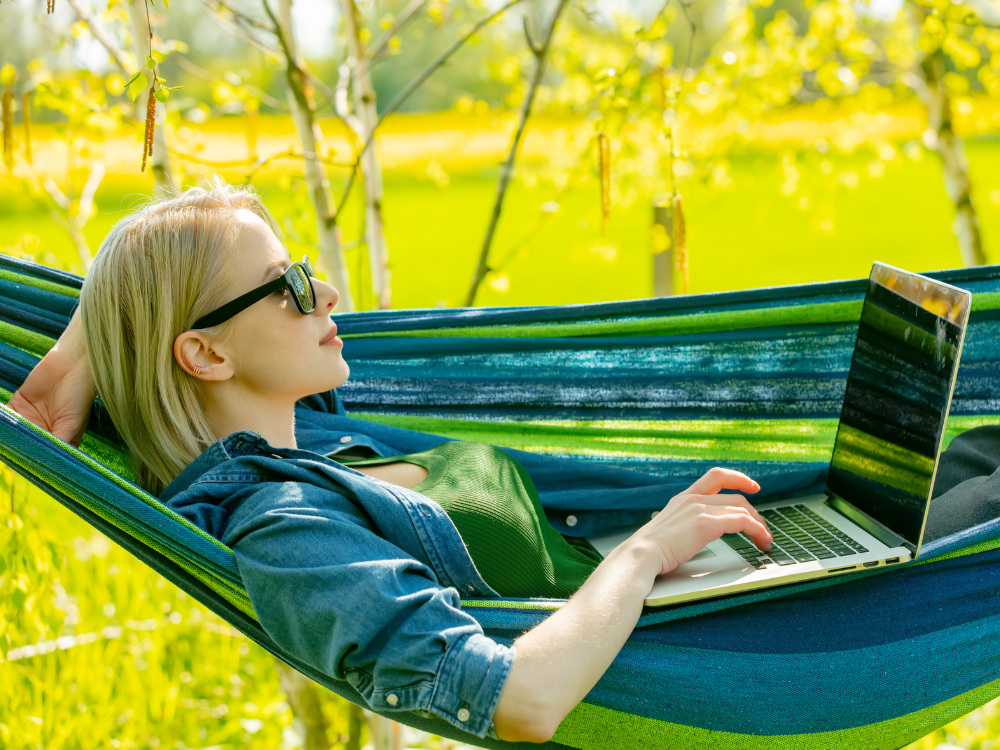 Hamak w paski ogrodowy kolorowy jednoosobowy 200x80 pokrowiec etui – Soodukas.Com Hamak w paski ogrodowy kolorowy jednoosobowy 200x80 pokrowiec etui - Image 7