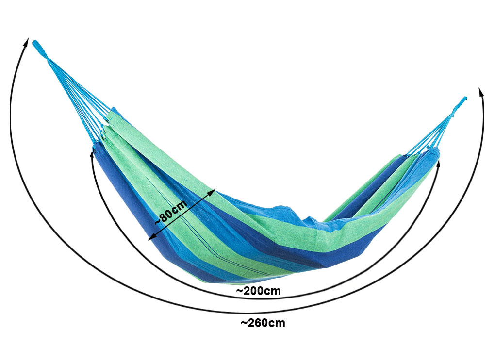Hamak w paski ogrodowy kolorowy jednoosobowy 200x80 pokrowiec etui – Soodukas.Com Hamak w paski ogrodowy kolorowy jednoosobowy 200x80 pokrowiec etui - Image 16