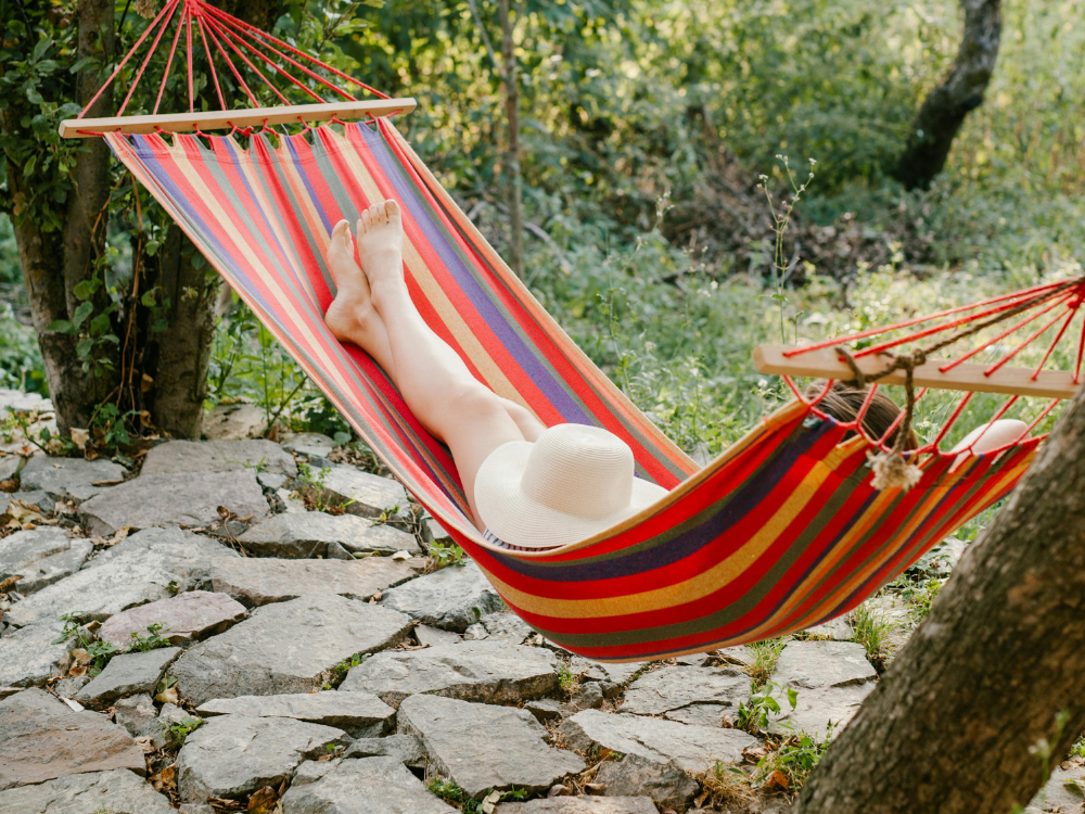 Hamak ogrodowy wzmocniony w paski kolorowy drewno bujak huśtawka 200 x 80 – Soodukas.Com Hamak ogrodowy wzmocniony w paski kolorowy drewno bujak huśtawka 200 x 80 - Image 4