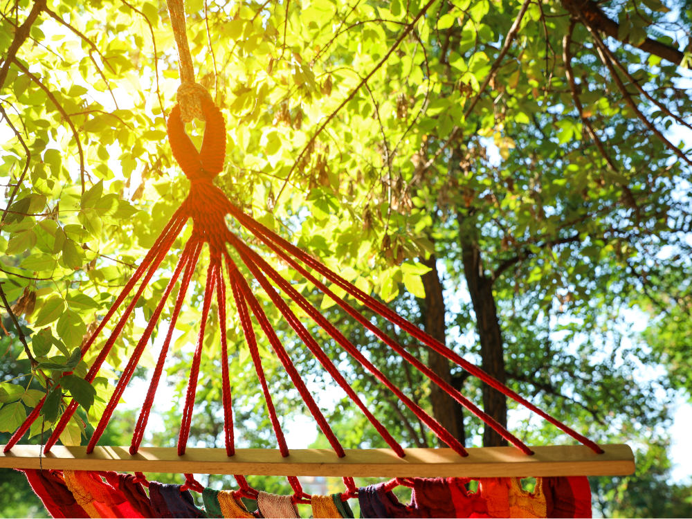 Hamak ogrodowy wzmocniony w paski kolorowy drewno bujak huśtawka 200 x 80 – Soodukas.Com Hamak ogrodowy wzmocniony w paski kolorowy drewno bujak huśtawka 200 x 80 - Image 6