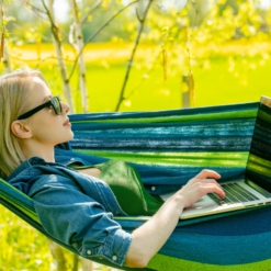 Hamak ogrodowy wzmocniony w paski kolorowy drewno bujak huśtawka 200 x 80 – Soodukas.Com Hamak ogrodowy wzmocniony w paski kolorowy drewno bujak huśtawka 200 x 80 Soodukas.Com