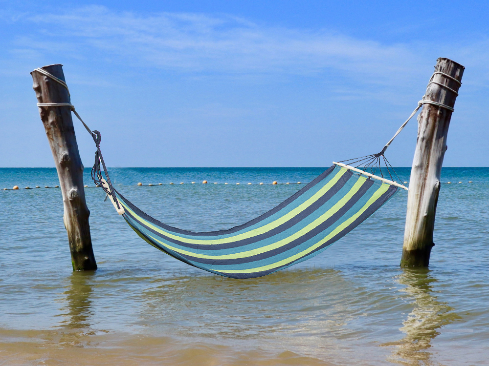 Hamak ogrodowy wzmocniony w paski kolorowy drewno bujak huśtawka 200 x 80 – Soodukas.Com Hamak ogrodowy wzmocniony w paski kolorowy drewno bujak huśtawka 200 x 80 - Image 13