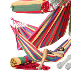 Hamak ogrodowy dwuosobowy xxl turystyczny w paski pokrowiec 200 x 150 duży – Soodukas.Com Hamak ogrodowy dwuosobowy xxl turystyczny w paski pokrowiec 200 x 150 duży Soodukas.Com