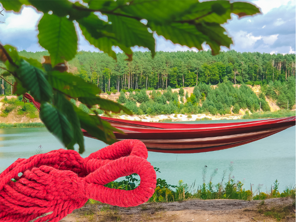 Hamak ogrodowy dwuosobowy xxl turystyczny w paski pokrowiec 200 x 150 duży – Soodukas.Com Hamak ogrodowy dwuosobowy xxl turystyczny w paski pokrowiec 200 x 150 duży - Image 11