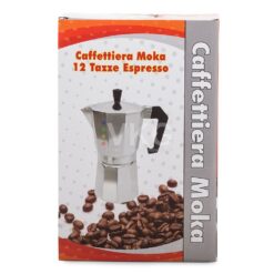 Kawiarka zaparzacz do kawy 12 kaw 600ml aluminiowa Soodukas.Com