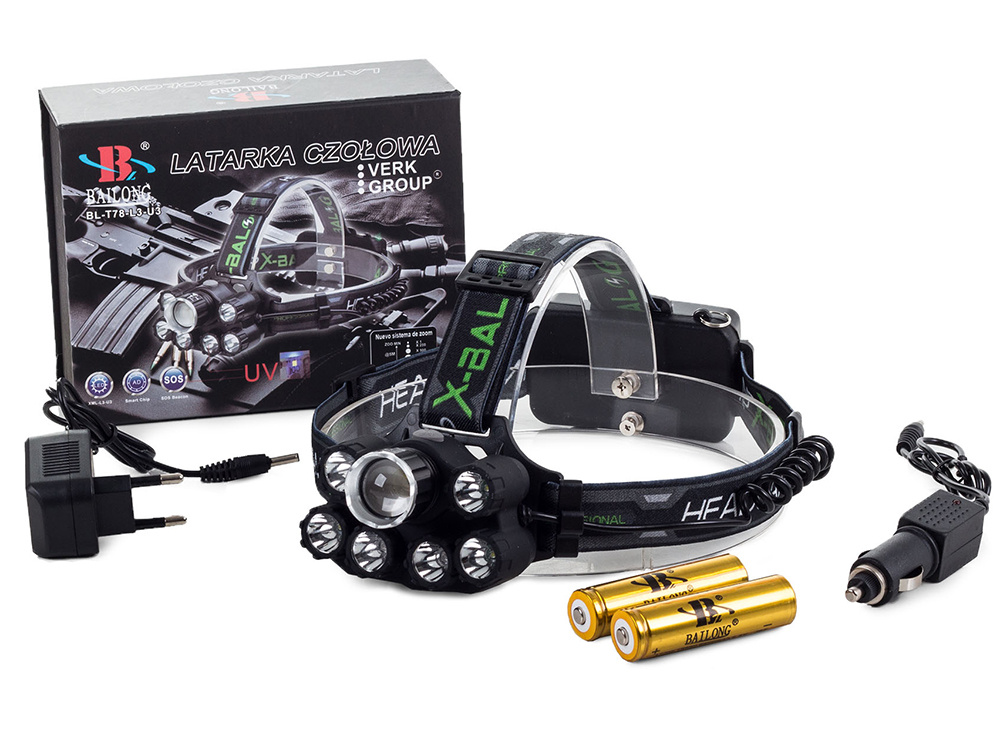 Latarka czołowa bailong cree xm-l t6 7 x led uv – Soodukas.Com Latarka czołowa bailong cree xm-l t6 7 x led uv - Image 4