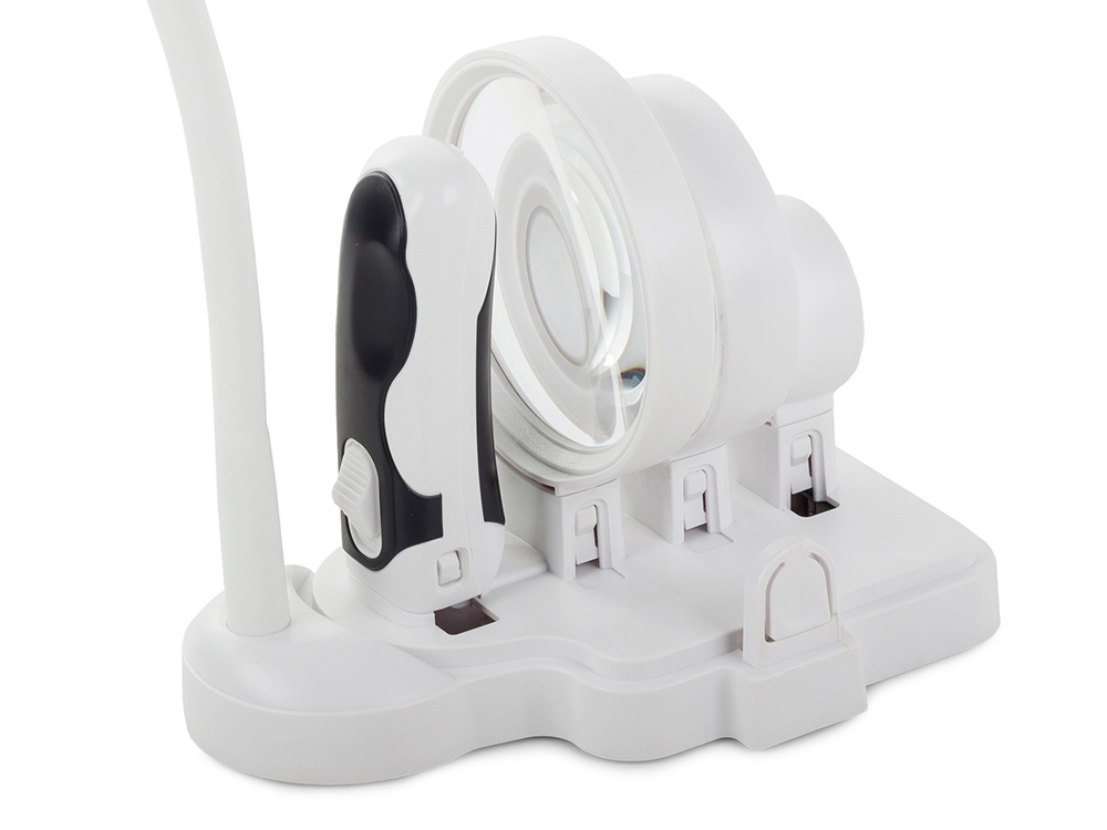 Lupa biurkowa ręczna 2w1 wymienne soczewki 6 led – Soodukas.Com Lupa biurkowa ręczna 2w1 wymienne soczewki 6 led - Image 4