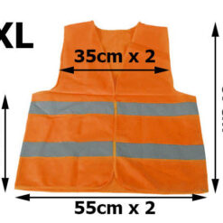 Helkurvärviline ohutusvest oranž Soodukas.Com
