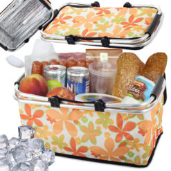 Termiline kokkupandav piknikukorv isoleeriv ostukorv