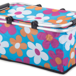 Kosz piknikowy składany termiczny turystyczny koszyk na zakupy izolacyjny Soodukas.Com