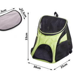 Torba transportowa plecak do noszenia dla psa kota zielona Soodukas.Com