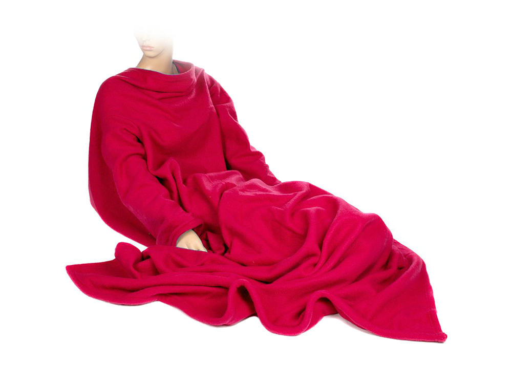 Koc z rękawami polarowy do czytania ciepły duży – Soodukas.Com Koc z rękawami polarowy do czytania ciepły duży - Image 3