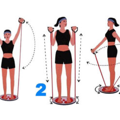 Pöörlev twister treeninguks koos kaablitega jalamassaaatoriga Soodukas.Com