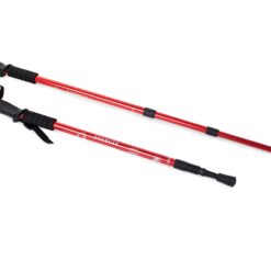 Teleskopowe kijki kije nordic walking kolor czerwony Soodukas.Com