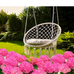 Huśtawka ogrodowa bocianie gniazdo fotel wiszący krzesło boho 80cm Soodukas.Com