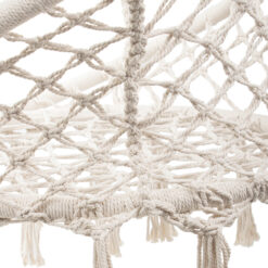 Huśtawka ogrodowa bocianie gniazdo fotel wiszący krzesło boho 80cm Soodukas.Com